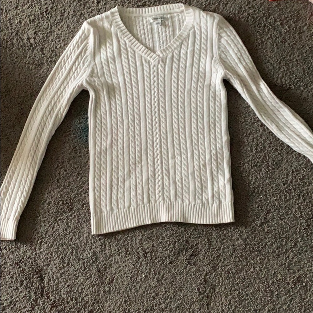 White sweater